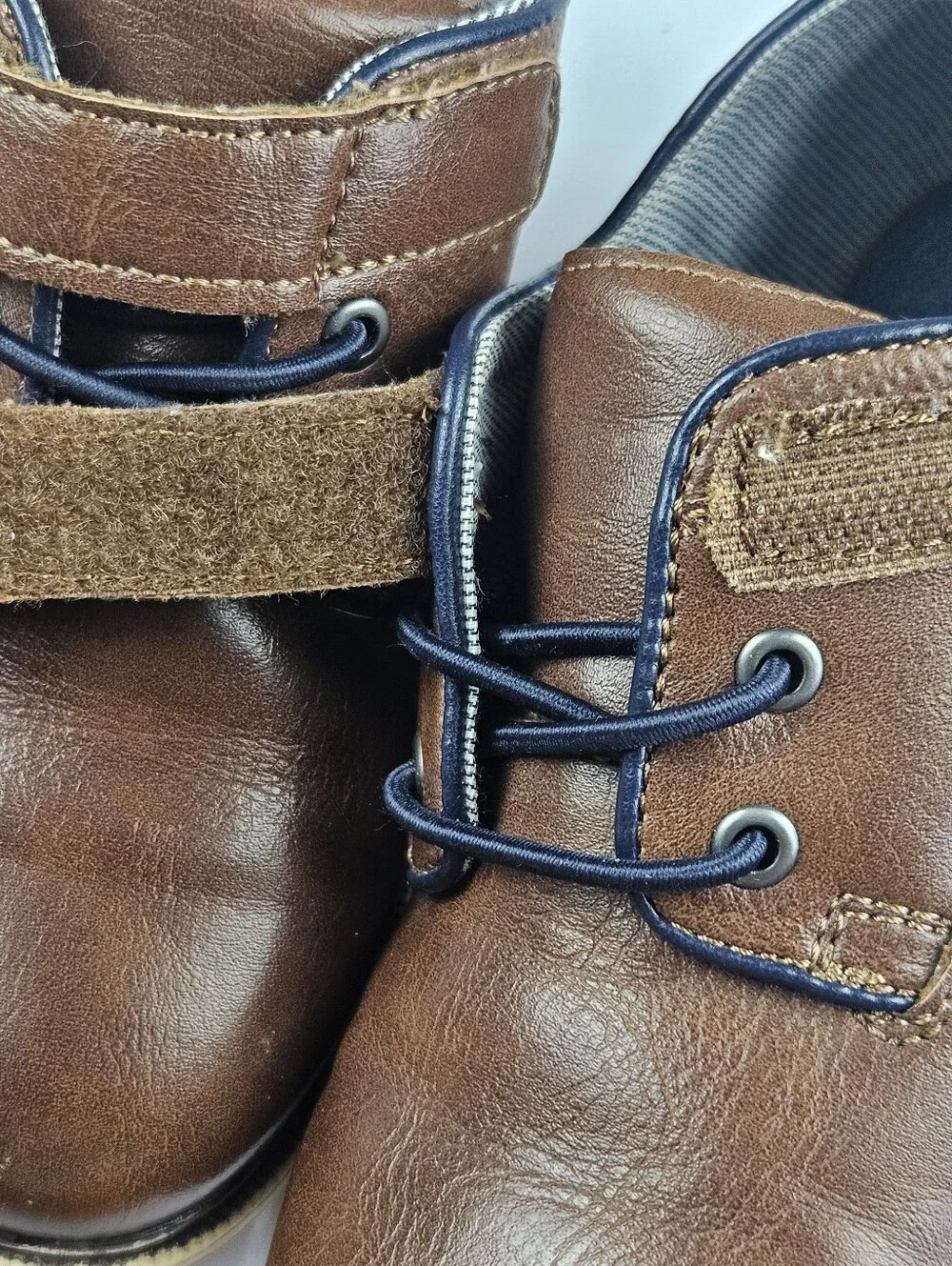 Brown Leather Boys Dress Shoes